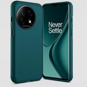 Solid Teal Slim Armor Phone Case for OnePlus 12