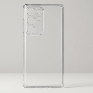 2 Solid Clear Transparent Phone Case for Samsung Galaxy S25 Ultra
