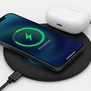 Type C Wireless Charger Pad 15W Fast Charging for Phones Earbuds